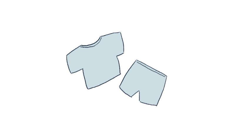 動きやすい服装